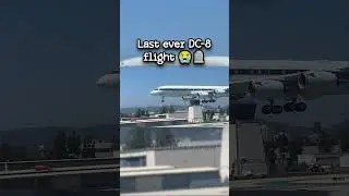 Saddest moment in aviation 🪦😭🥀 Last DC-8 flight #avgeeks #aviation #airline #planes #flight #pilot
