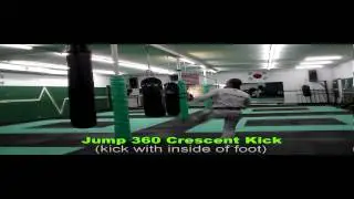 Jump 360 Crescent Kick