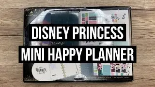 NEW Mini Happy Planner Disney Princess Box Set Flip Through and Review // October 2020