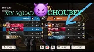 CHOUBEY GAMING VS MY SQUAD||😈😈|| POWER OP ODISHA PLAYER 💫💫#choubeygaming #freefire #raistar