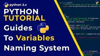Python Variable Naming System - Python For Beginners