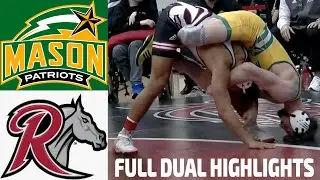George Mason Patriots vs Rider Broncs Men's College Wrestling Full Highlights 2025