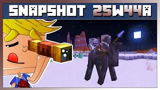 Neue Mobs: ZOMBIE KAMEL & W&Uuml;STEN SKELETT! NEUE COMMANDS & mehr! - Minecraft Snapshot 25w44a
