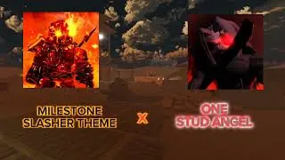 FORSAKEN MASHUP | MILESTONE SLASHER THEME X ONE STUD ANGEL | #forsaken #roblox 
