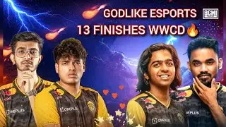 GODLIKE 13 FINISHES WWCD🔥😱 | Jonathan Admino Spower Manya💀🔥 | Upthrust Esports