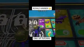 ROYAL HAMMER - ONLY UP TUTORIAL! #shorts #fortnite #gaming #hivemaps
