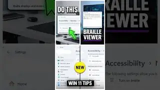 New in Windows 11 Braille Viewer for Narrator &ndash; Accessibility Teaching Tool