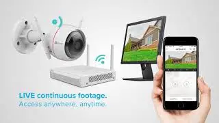 EZVIZ ezWireLess Full HD WiFi CCTV NVR Kit &ndash; 8ch/4cam