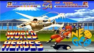 World Heroes NEO GEO AES (playthrough)