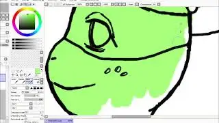 Спидпейнт. Рисую в  Easy Paint Tool SAI. Микеланджело 2к12.
