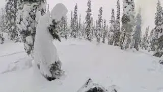 Heavy Snow Sledding 