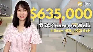 115A Canberra Walk | 4-комнатная квартира в Сингапуре HDB | В перспективном районе, в пешей доступности от станции метро Canberra
