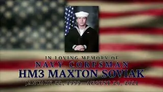 Funeral for Navy Corpsman Maxton Soviak, Sailor Killed in Afghanistan