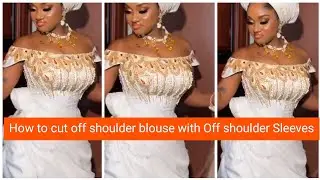 How To Cut Off shoulder blouse with Off shoulder Sleeves