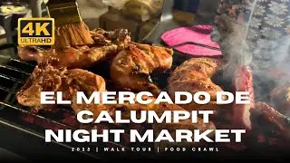 El Mercado de Calumpit Night Market Walk Tour | No Talking | Bulacan Street Food 4K