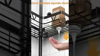 #ShowerCaddy #BathroomOrganizer #TensionRodCaddy