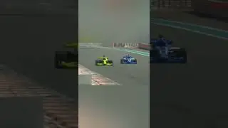 First ever AI crash #racing #f1 #abudhabi #crash #ai #abudhabigp #technology #robot