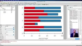 Veusz 9: Diverging stacked bar chart