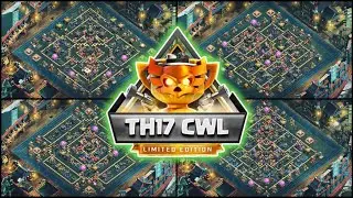 NEW OP TH17 CWL BASE WITH COPY LINKS + BONUS VIDEO || TH17 CWL BASE ANTI 3 STAR|| TH17 CWL BASE 2025