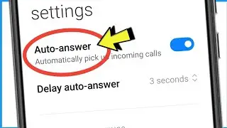 Auto Call Answer Setting Poco | How To Off Auto Call Receive In Poco
