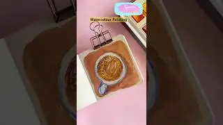 Simple watercolour painting for beginners #shorts #art #watercolorpainting #video #trending #viral