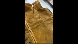 CHAPS - Another Pair of Chaps Cleaned & Restored, What a beautiful golden suede.