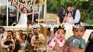 Cyprus Vlog | First family holiday, P&F Wedding, Lolo Dips and Ate Oli’s birthday celebration!