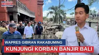 Wapres Gibran Kunjungi Korban Banjir Bandang di Bali