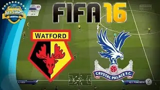 FIFA 16 Watford vs Crystal Palace - Vicarage Road (1080p 60fps)
