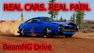 Endurance Racing Real Cars in BeamNG Drive &mdash; Total Mayhem!