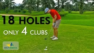 4 Club Golf Bag - What Golf Club to Use for Every Shot - 18 Holes 4 club challenge