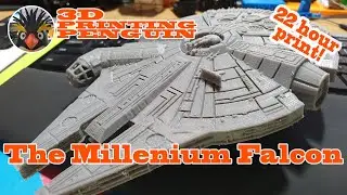 The Millenium Falcon 3d print timelapse