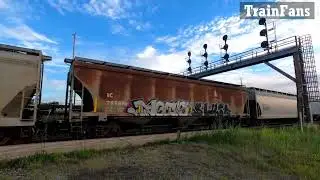 CN 2230 & CN 2691 Locomotives Manifest Train Sarnia Ontario