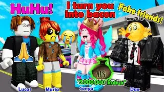 🥓 TEXT TO SPEECH 🥓 They Thought I Was Just a Poor Bacon… Big Mistake 🥓 Roblox Story