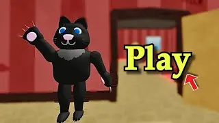 الهروب من القط الاسود😭Roblox