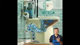 Comfort, style, and options &mdash; all in one toilet. #toilet #homemade #home #homeimprovement #bathroom