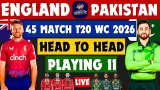 Pakistan vs England Super 8 Match 5 ll ICC T20 World Cup 2026 Playing 11 |  Pakistan Playing 11