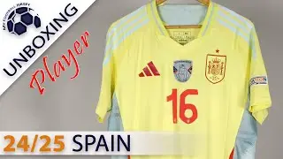 Spain Away Jersey 24/25 Rodrigo (Kitgg) Player Version Unboxing Review