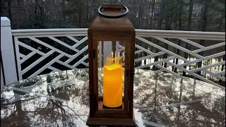 Do Flameless Lanterns Look Real? Bdor Decorative Lanterns Flameless Pillar Candles, IP65 Waterproof