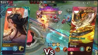 ZETIAN VS FRANCO BLAZING AXE ON AREA MLBB (Eps:1)