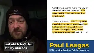 How Paul (an Electrician) Upskilled into BMS, Controls & Automation