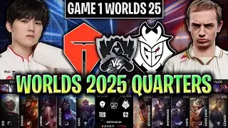 TES против G2, игра 1, ЧЕМПИОНАТ МИРА 2025, ЧЕМПИОНАТ МИРА 2025 | TOP ESPORTS против G2 ESPORTS, ...