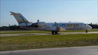 Amaszonas Uruguay CRJ-200 CX-SDU takeoff from SABE/AEP