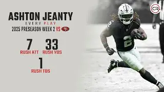 Ashton Jeanty Preseason Week 2 Highlights | Every Run vs 49ers