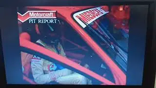 Andrew Miedecke incar pitstop interview at the 1987 James hardie 1000