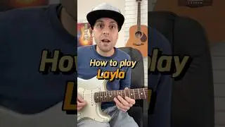 Layla - guitar tutorial #guitar #tutorial #ericclapton