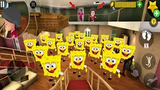 Scary Teacher 3D SpongeBob New Level Baby Miss T Update Prank!