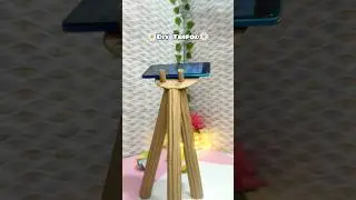 let's make paper tripot at Home ✨🌺 #diytripod #bestoutofwaste #cardboardcraft #hack #shorts #video