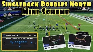 Destroy Every Coverage Using These Two Plays In Madden 22! | Singleback Doubles North Mini Scheme |
