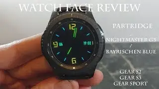 Watch Face Review : Nightmaster G3 Gear S2 Gear S3 Gear Sport